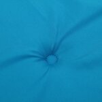 vidaXL Coussins de chaise jardin lot de 4 bleu 50x50x3 cm tissu oxford