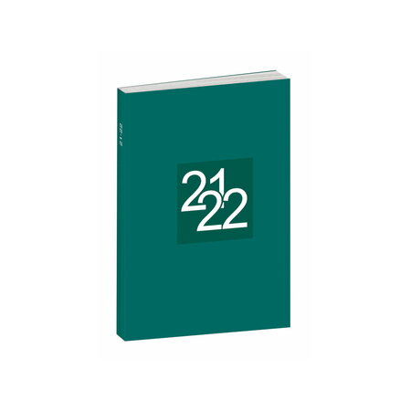 Agenda Scolaire 2021-2022 - 17x12 cm - Multilingue -  Soft Vert