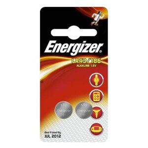 Blister de 2 Piles Alcaline LR43/A186 ENERGIZER