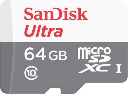 Carte mémoire Micro Secure Digital (micro SD) Sandisk Ultra 64Go
