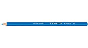 Crayon de couleur ERGOSOFT Triangulaire Mine 3 mm Coloris Bleu STAEDTLER