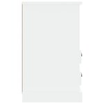 vidaXL Table de chevet blanc 43x36x60 cm