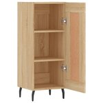 vidaXL Buffet Chêne sonoma 34 5x34x90 cm Bois d'ingénierie