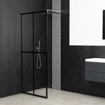 vidaXL Écran de douche Verre trempé transparent 80x195 cm