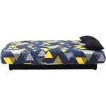 Clic clac 3 places -Canyon Bleu - Couchage 125 x 190 cm - 190 x 92 x 96 cm
