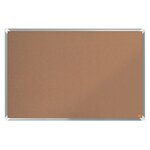 Nobo Tableau d'affichage en liège Premium Plus 90x60 cm Marron