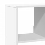 vidaXL Cloison de séparation blanc 100x33x125 5 cm bois d'ingénierie