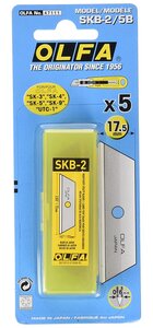 Blister de 5 lames Trapeze SKB-2/5B pour cutter de sécurité SK4 Rétractable OLFA