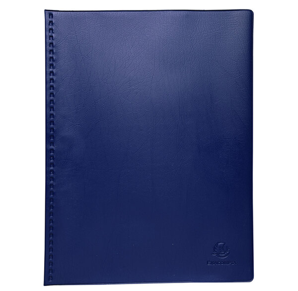 Protège-documents pvc - 20 vues - vega opaque - a4 - x 10 - exacompta