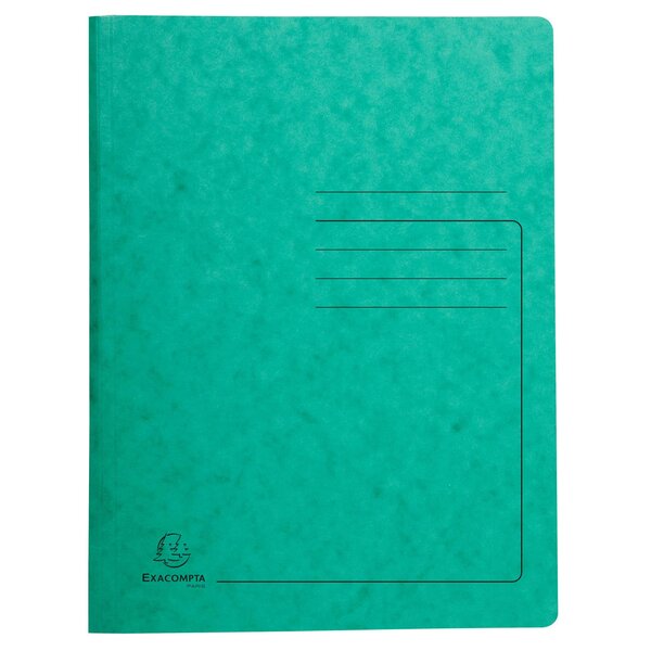 Chemise De Classement À Ressort Carte Lustrée 355gm2 - A4 - Vert - X 25 - Exacompta