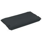 vidaXL Coussins de canapé palette 4 Pièces Anthracite Tissu