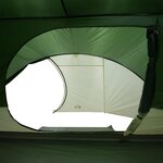 vidaXL Tente de camping à dôme 4 personnes vert imperméable