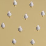vidaXL Pomme de douche pluie Acier inoxydable 30x30 cm Carrée Doré