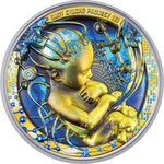 Pièce de monnaie en Argent 20 Dollars g 93.3 (3 oz) Millésime 2022 Cyborg Revolution BABY