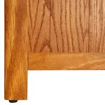 vidaXL Bibliothèque 45x22 5x82 cm Bois de chêne massif