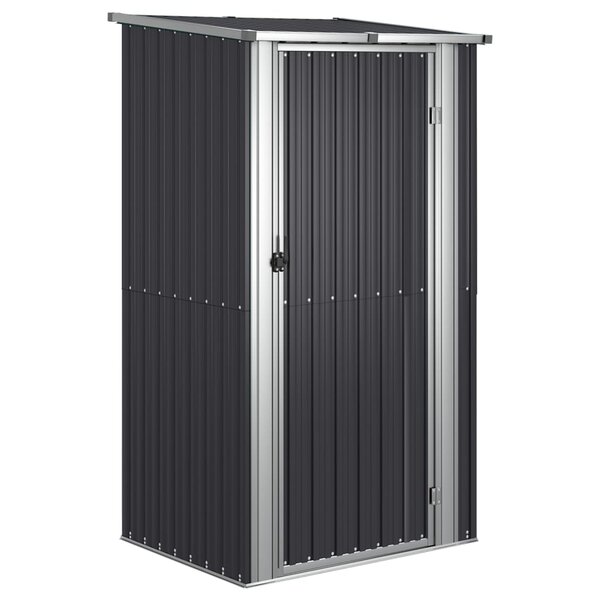 vidaXL Abri de jardin Anthracite 118 5x97x209 5 cm Acier galvanisé