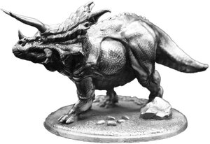 Pièce de monnaie en Argent g 93.3 (3 oz) Millésime TRICERATOPS