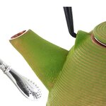 Théière en fonte Ming + paille inox avec filtre