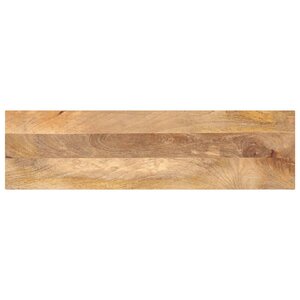 vidaXL Dessus de table 120x20x2 5cm rectangulaire bois massif manguier