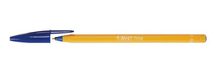 Stylo bille ORANGE Pte Fine 0,7mm Encre Bleue BIC