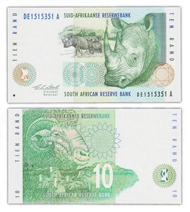 Billet de Collection 10 rand 1993 Afrique du Sud - Neuf - P123