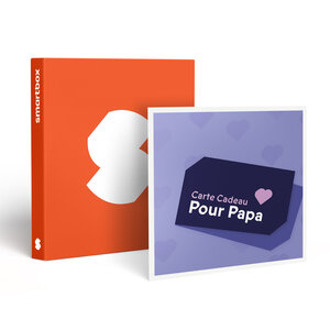 SMARTBOX - Coffret Cadeau Carte cadeau pour papa - 30 € - Multi-thèmes