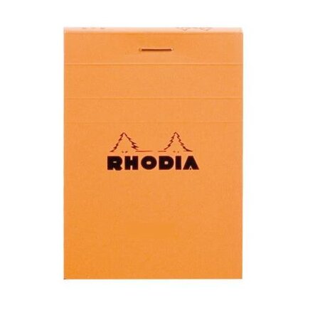 Bloc ORANGE N°11 7,4x10,5 80F agrafées 80g Q.5x5 RHODIA