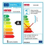 Lampe led 4You 3 coloris de disque pour la tête Double articulation en aluminium base m... HANSA