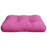 vidaXL Coussin de palette rose 60x61 5x10 cm tissu Oxford