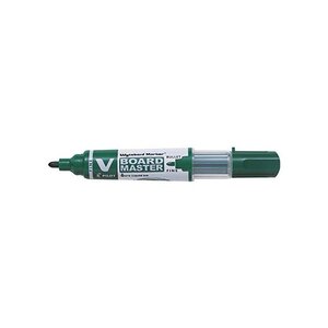 Marqueur effaçable rechargeable vboard master pte ogive fine vert x 10 pilot