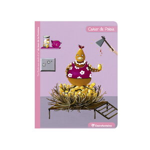 Cahier de Poésie - 17 x 22 cm - La Poule Aux Oeufs D'Or