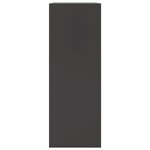 vidaXL Buffet noir 67x39x107 cm acier