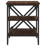 vidaXL Table d'appoint Chêne marron 40x42x50 cm Bois d'ingénierie