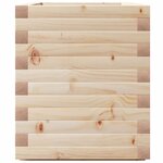 vidaXL Jardinière 70x40x49 5 cm bois de pin massif