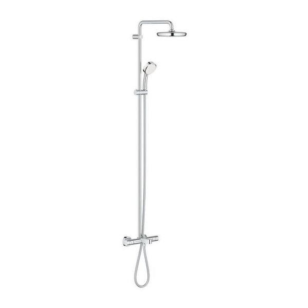 Grohe colonne de douche avec mitigeur thermostatique bain / douche tempesta cosmopolitan system 210 26223001