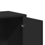 vidaXL Buffets 2 Pièces noir 60x31x70 cm bois d'ingénierie