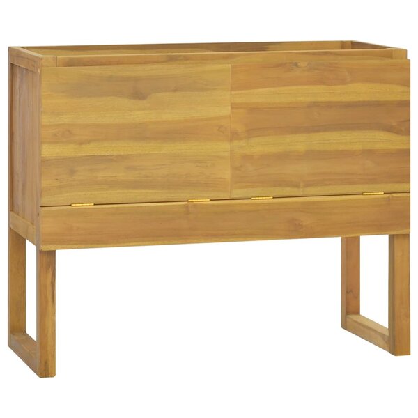 vidaXL Armoire de salle de bain 90x40x75 5 cm bois de teck solide