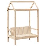 vidaXL Ensemble de lit de jour avec toit 80x200 cm bois de pin massif