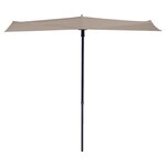 Madison Parasol de balcon Sun Wave 270 x 150 cm Écru PAC3P016