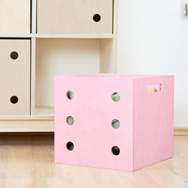 Boîte de rangement DICE rose 6