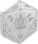 Monnaie en argent 2 dollars g 31.1 (1 oz) millésime 2023 dungeons and dragons 1