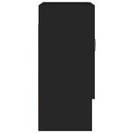 vidaXL Armoire murale Noir 60x31x70 cm Bois d'ingénierie
