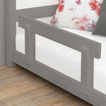 Barrière de lit enfant bois massif couleur bois naturel