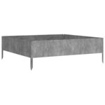 vidaXL Lit surélevé de jardin 100x100x33 5 cm acier corten