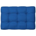 vidaXL Coussins de canapé palette 7 Pièces Bleu royal