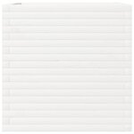 vidaXL Jardinière blanc 70x70x68 5 cm bois de pin massif