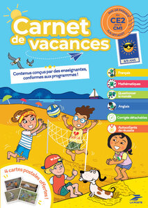 Carnet de vacances - du CE2 vers le CM1 - Edition 2025
