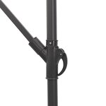 vidaXL Parasol de jardin avec mât en acier blanc 246x246x230 cm