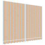 vidaXL Tissu de remplacement pour auvent rayures multicolores 3 5x2 5m