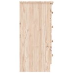 vidaXL Commode ALTA 77x35x73 cm bois massif de pin